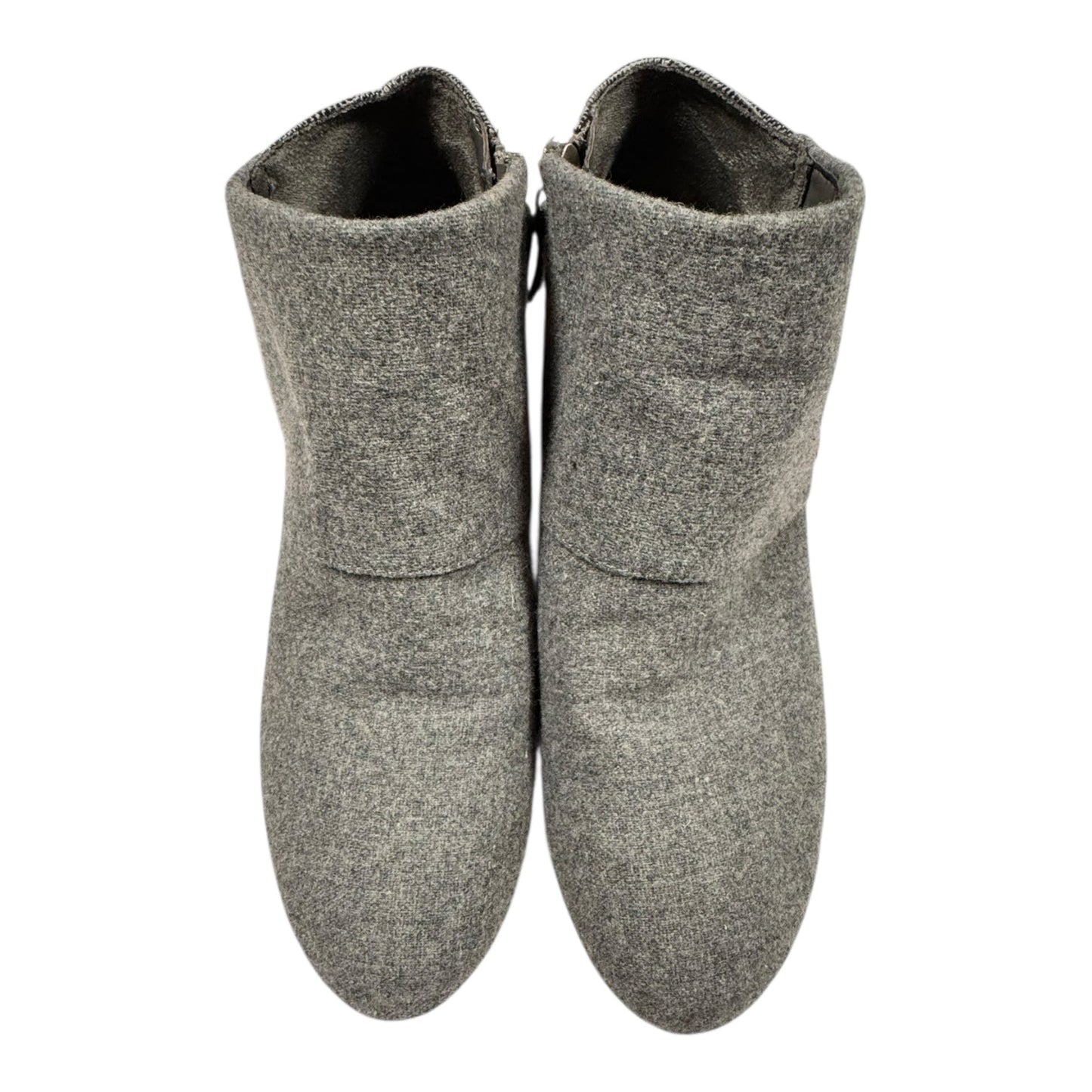 Boots Ankle Heels By Dr Scholls In Grey, Size:8.5