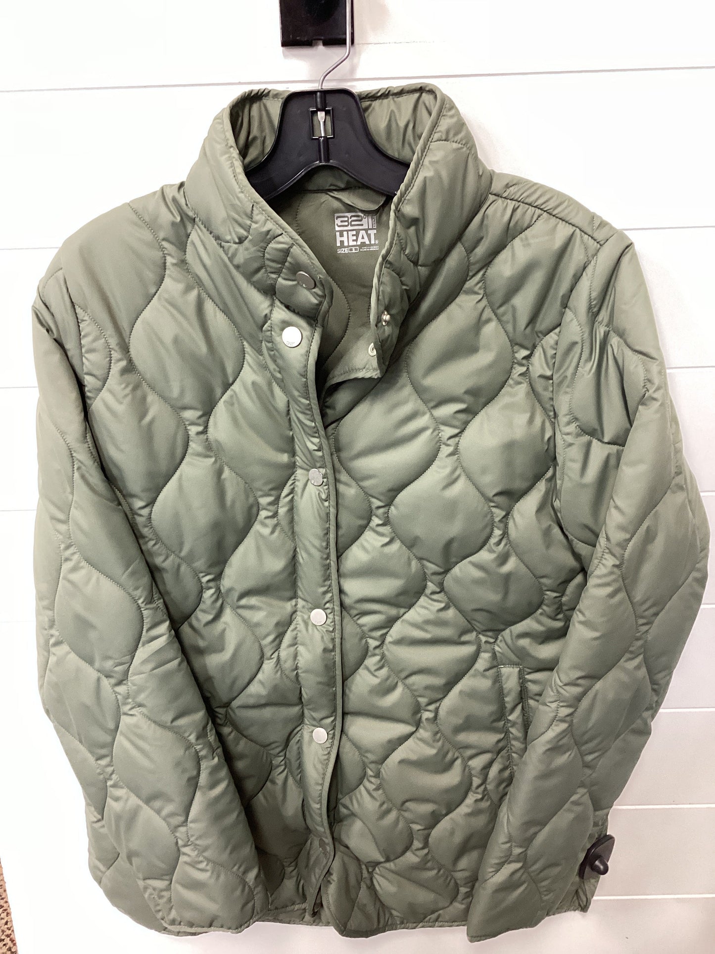 Coat Puffer & Quilted By 32 Degrees In Green, Size:S