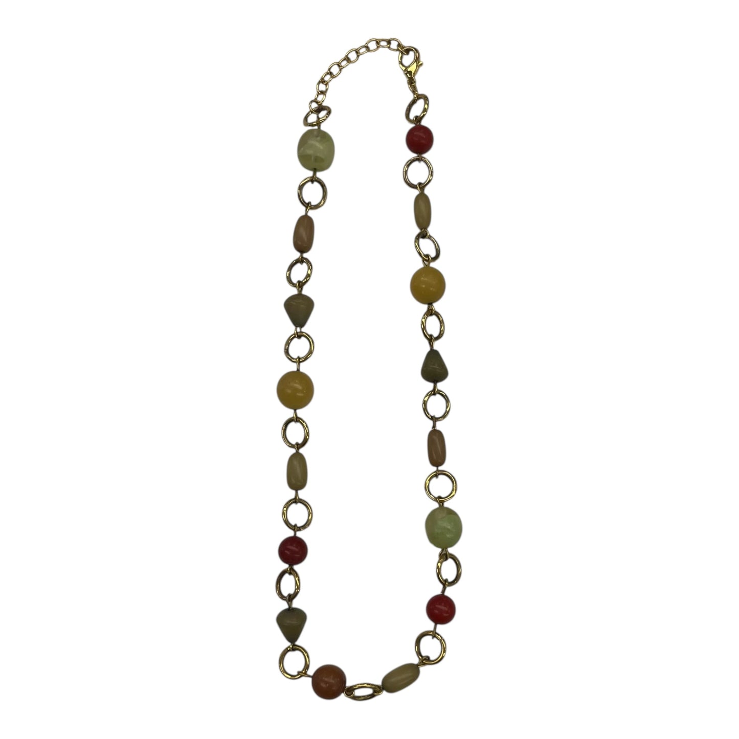 Necklace Other By    Clothes Mentor In Gold & Green