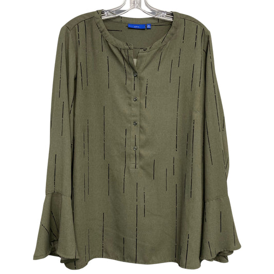 Top Ls By Apt 9 In Green, Size:1X