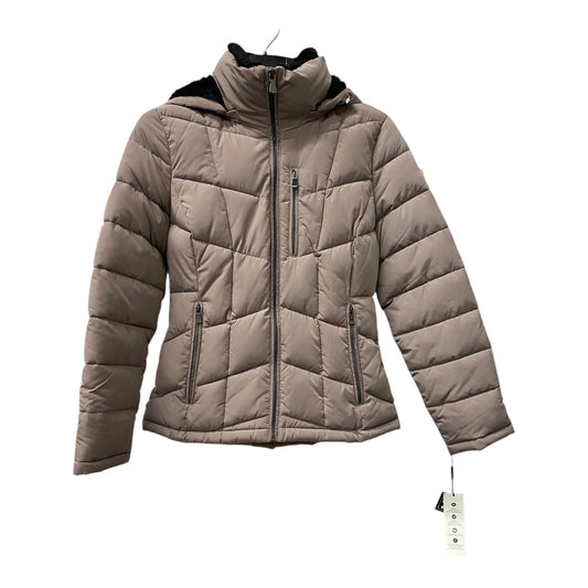 Coat Puffer & Quilted By Calvin Klein In Purple, Size:Xs