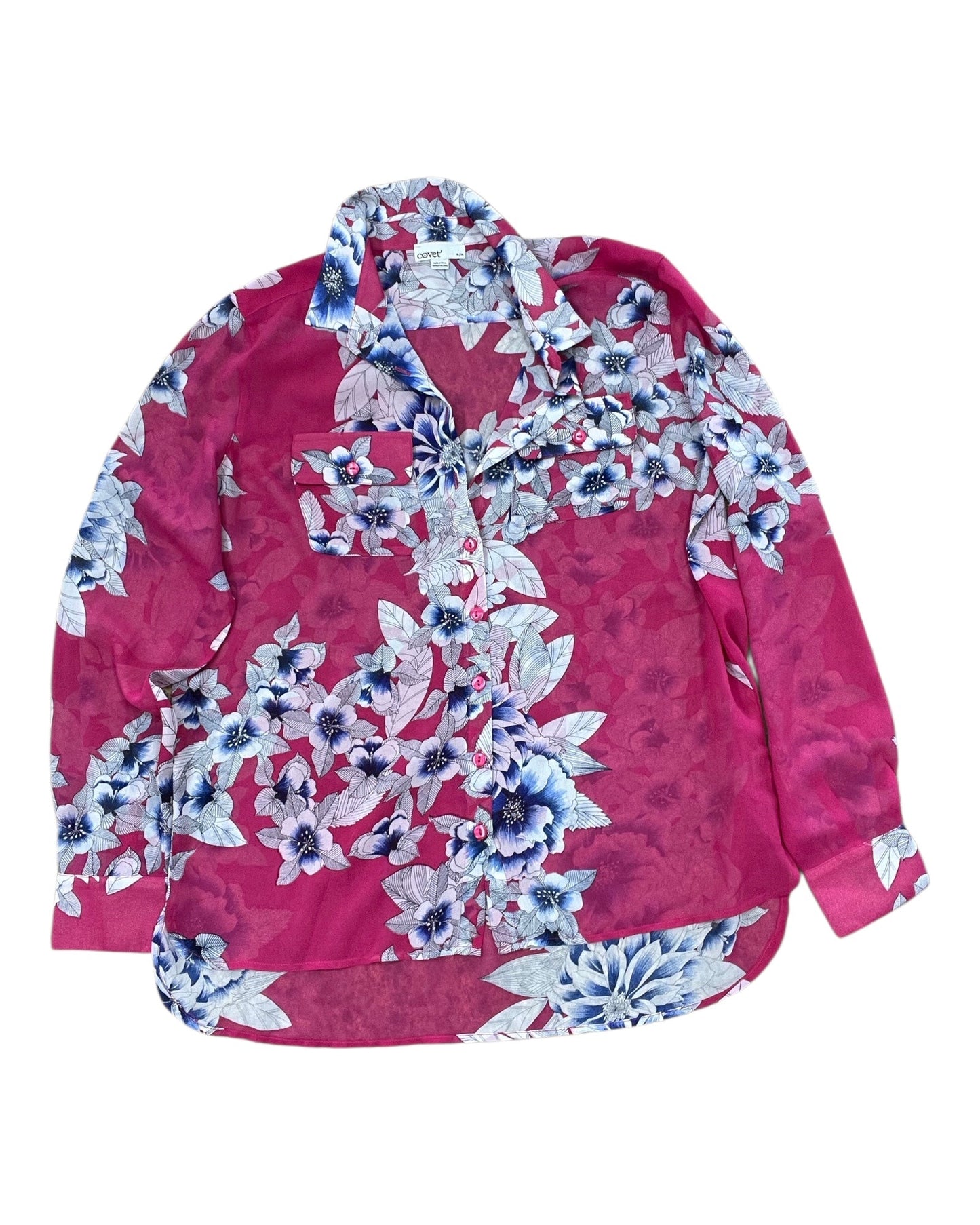 Top Ls By Clothes Mentor In Pink, Size:M