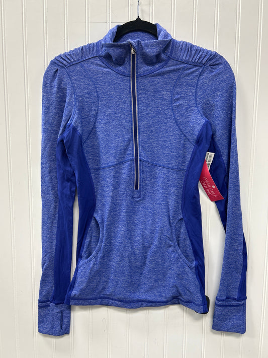 Athletic Top Ls Collar By Lululemon In Blue, Size:6