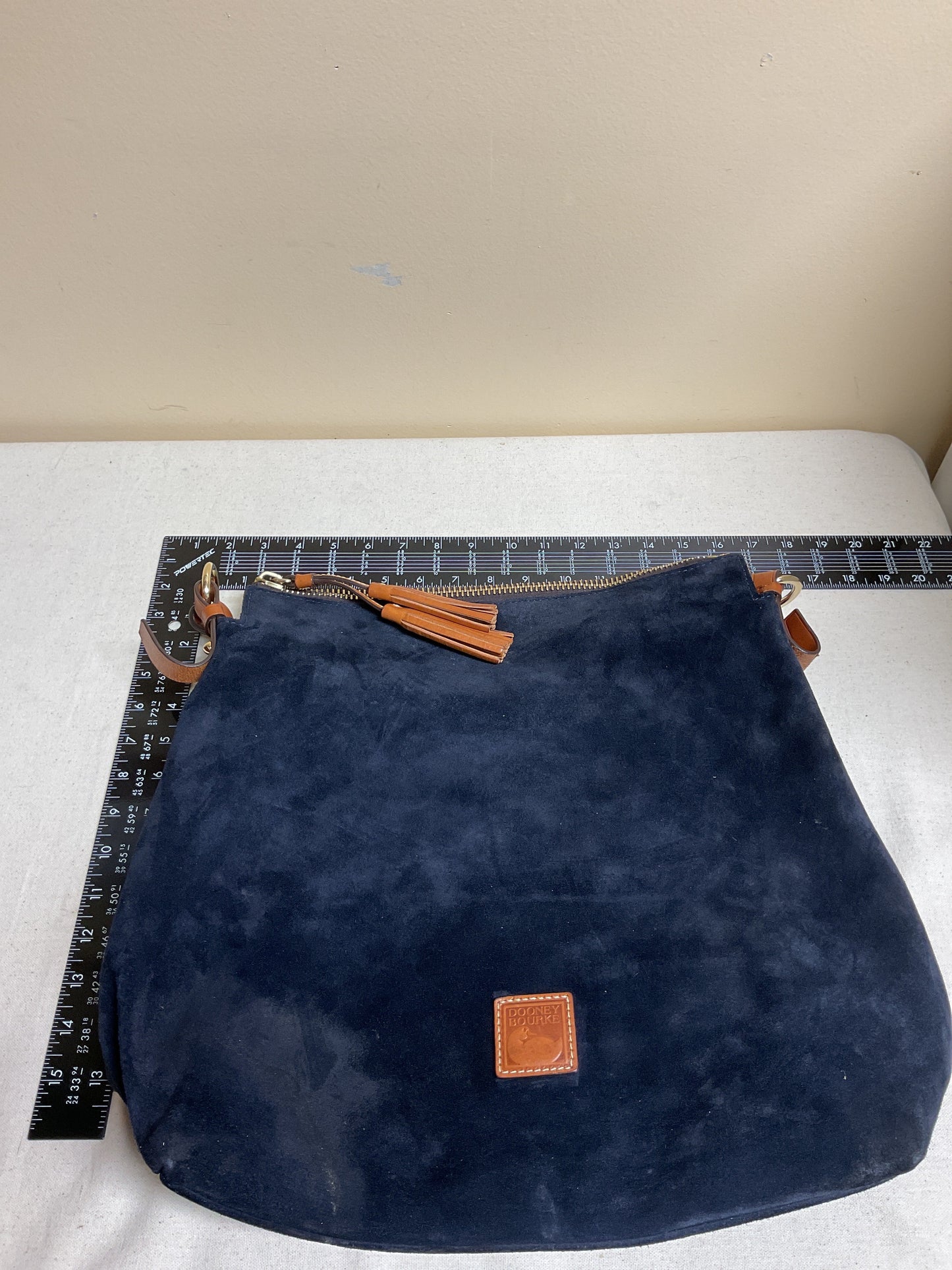 Handbag Designer By Dooney And Bourke In Navy, Size:Large