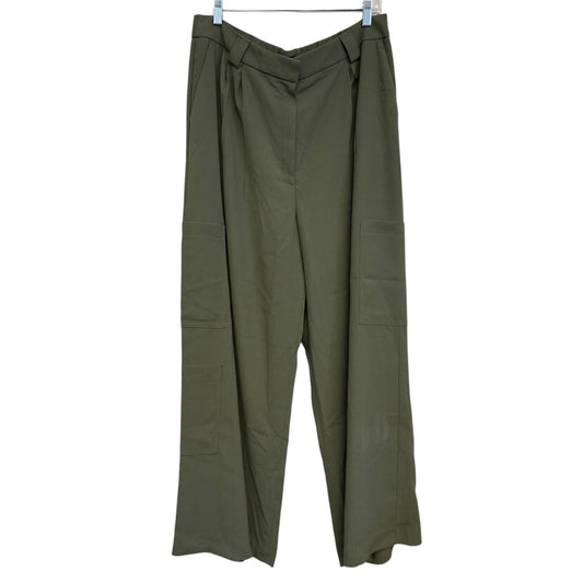 Pants Wide Leg By Express In Green, Size:14