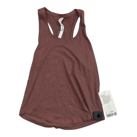 Athletic Tank Top By Lululemon In Pink, Size:4