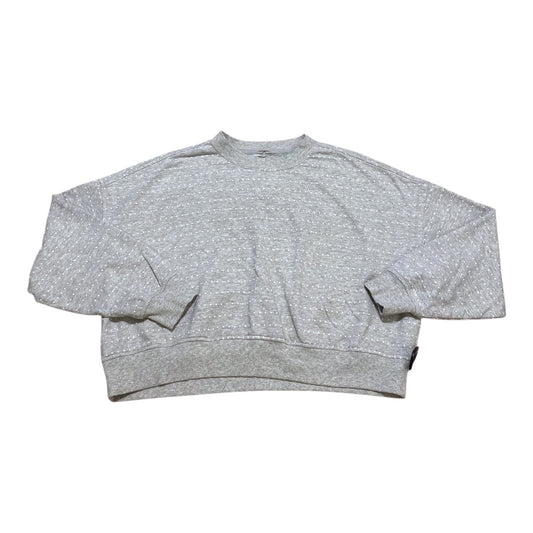Sweatshirt Crewneck By American Eagle In Grey & White, Size:Xs