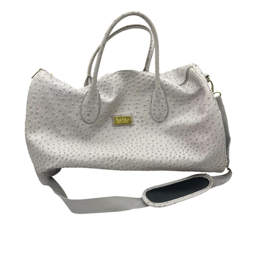 Duffle And Weekender By Nicole By Nicole Miller In Grey, Size:Large