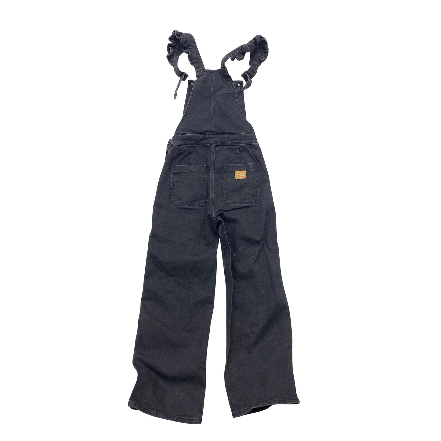 Overalls By Seventy + Mochi In Black Denim, Size:4