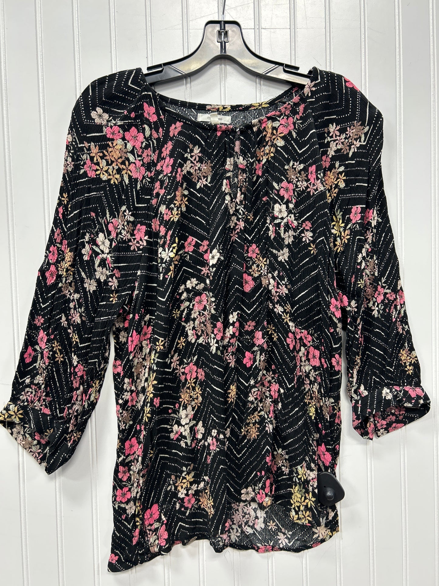 Top Ls By Maurices In Black, Size:Xl