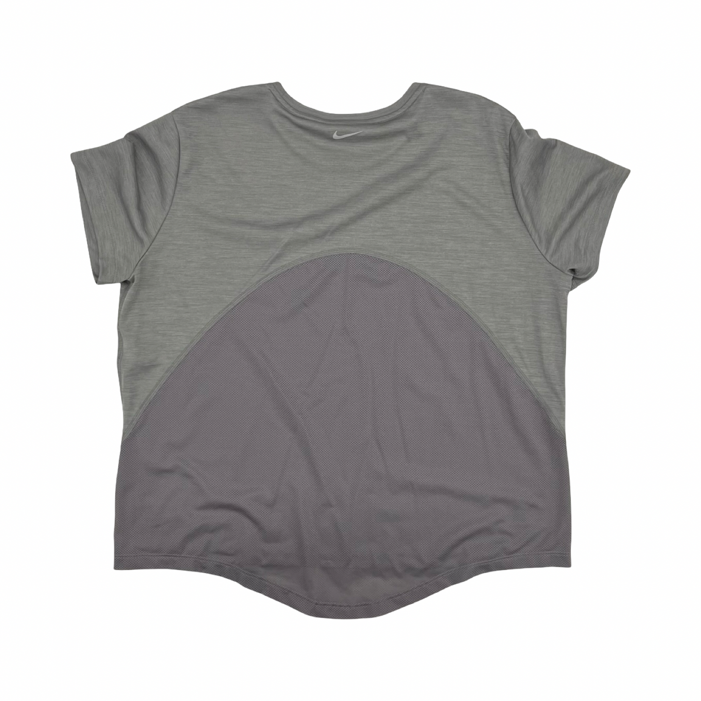 Athletic Top Ss By Nike In Grey, Size:Xl
