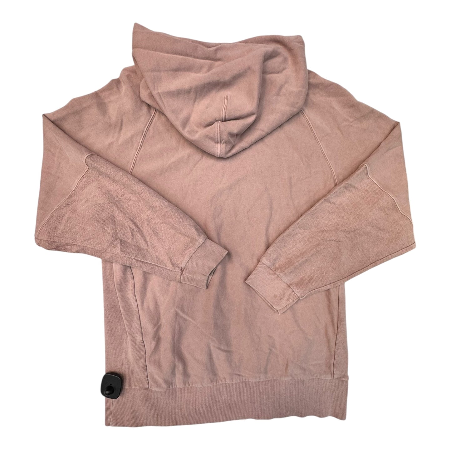 Athletic Top Ls Hoodie By Free People In Taupe, Size:M