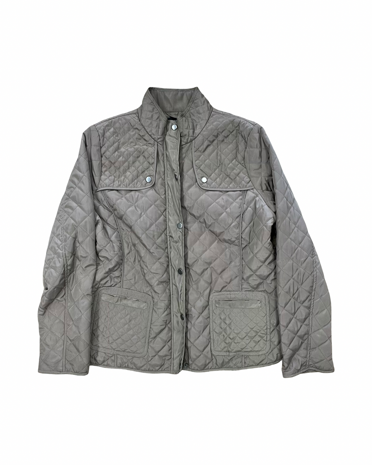 Jacket Puffer & Quilted By Clothes Mentor In Tan, Size:L
