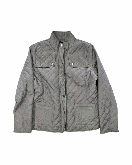 Jacket Puffer & Quilted By Clothes Mentor In Tan, Size:L