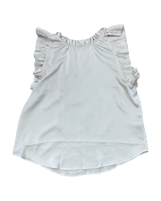 Top Sleeveless By Workshop In Cream, Size:L