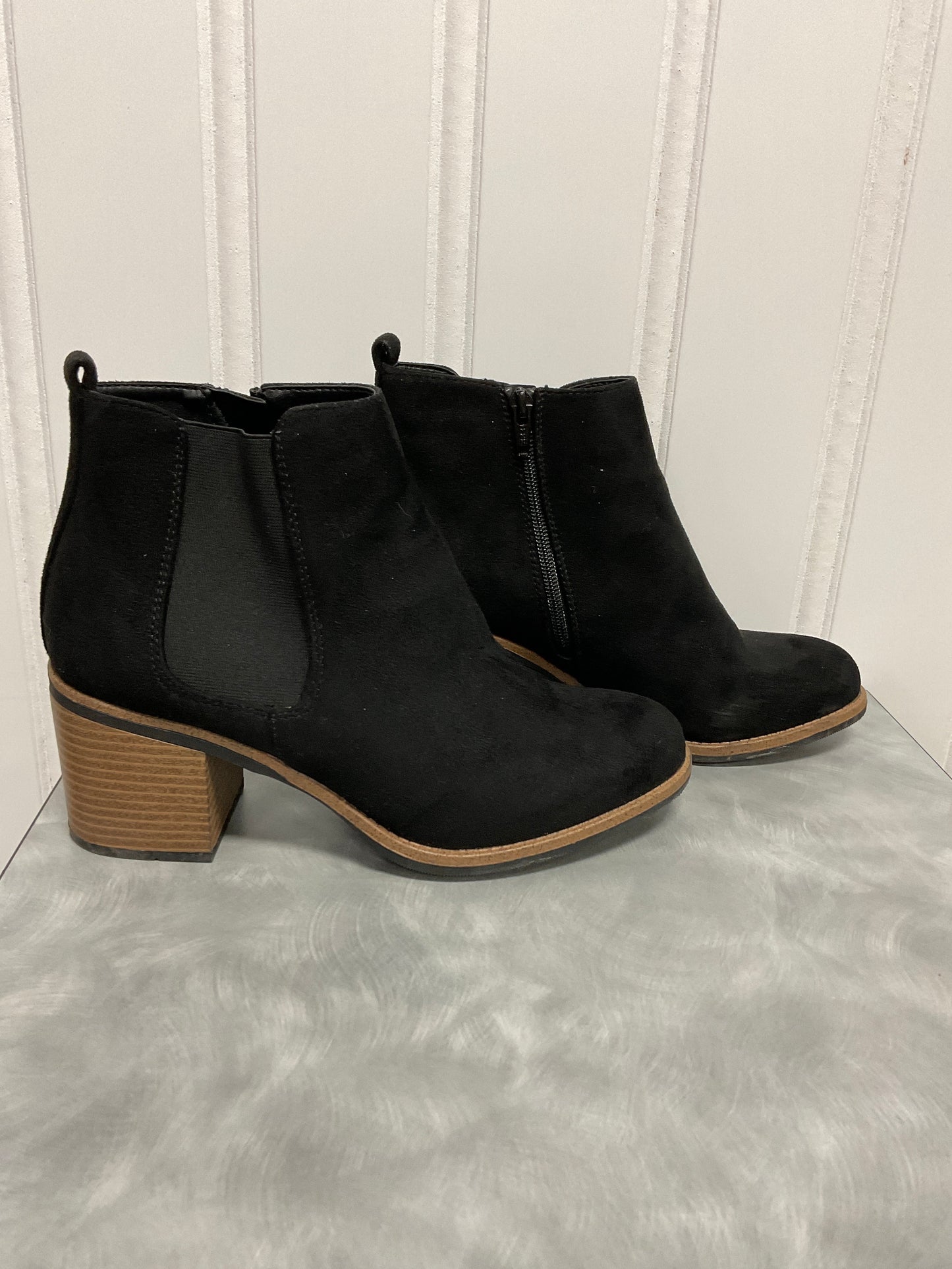 Boots Ankle Heels By White Mountain In Black, Size:9