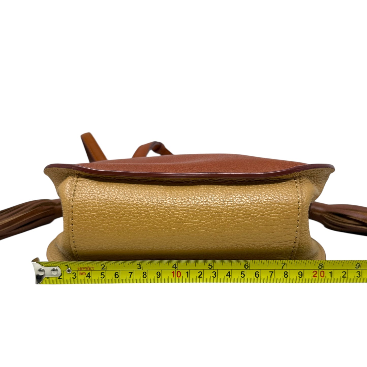 Chica Tassel Leather Shoulder Bag By Brighton, Size: Small