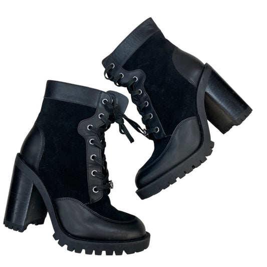 Boots Designer By Coach In Black, Size:7