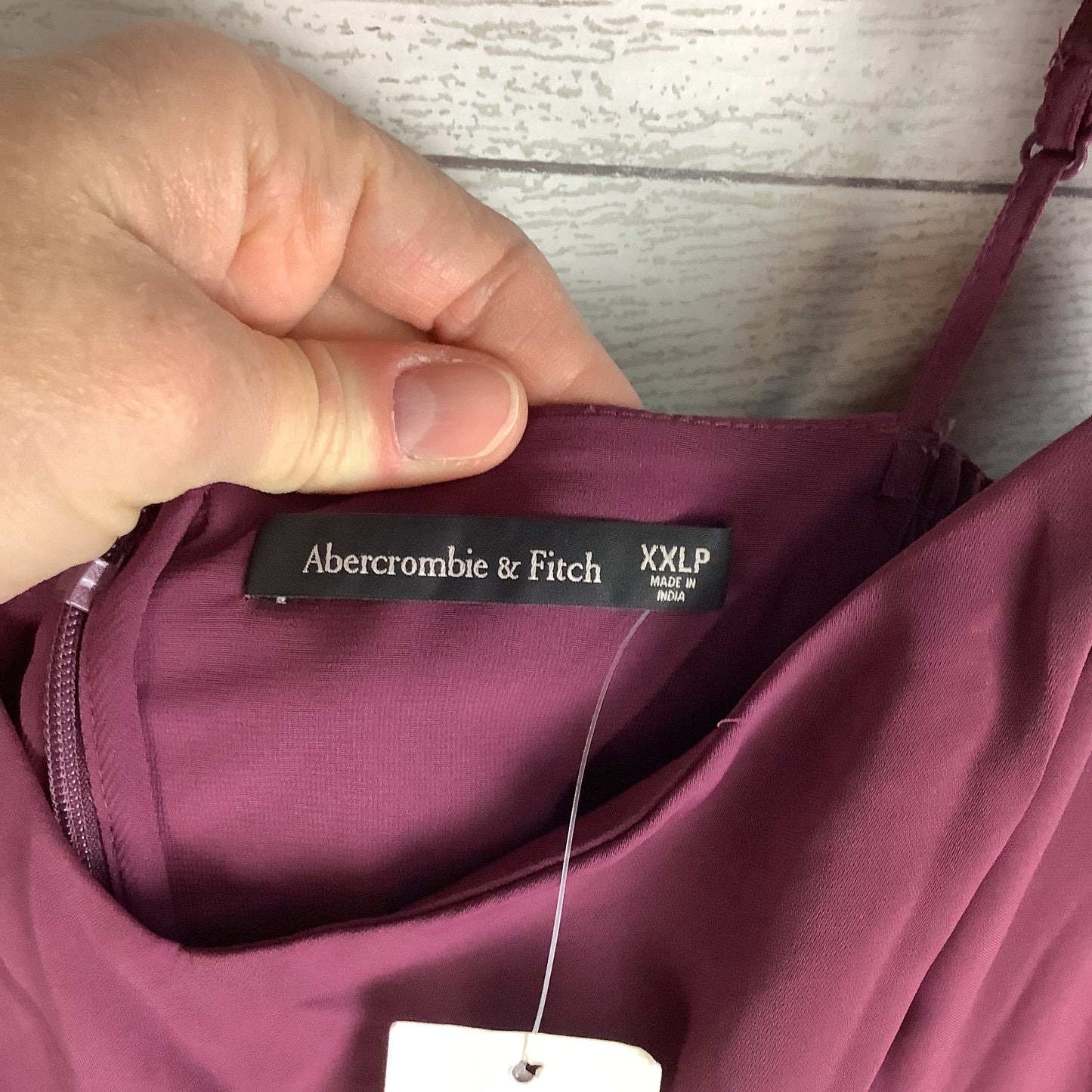 Dress Party Long By Abercrombie And Fitch In Purple, Size: Xxl Petite