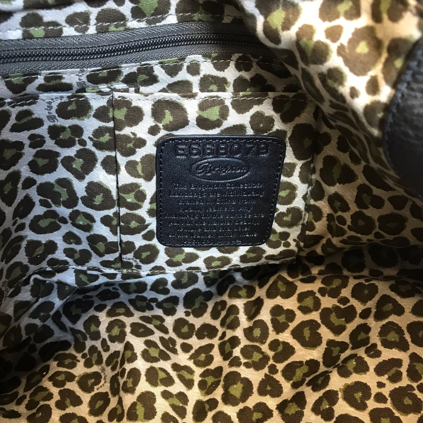 Handbag Leather By Brighton In Black, Size:Large
