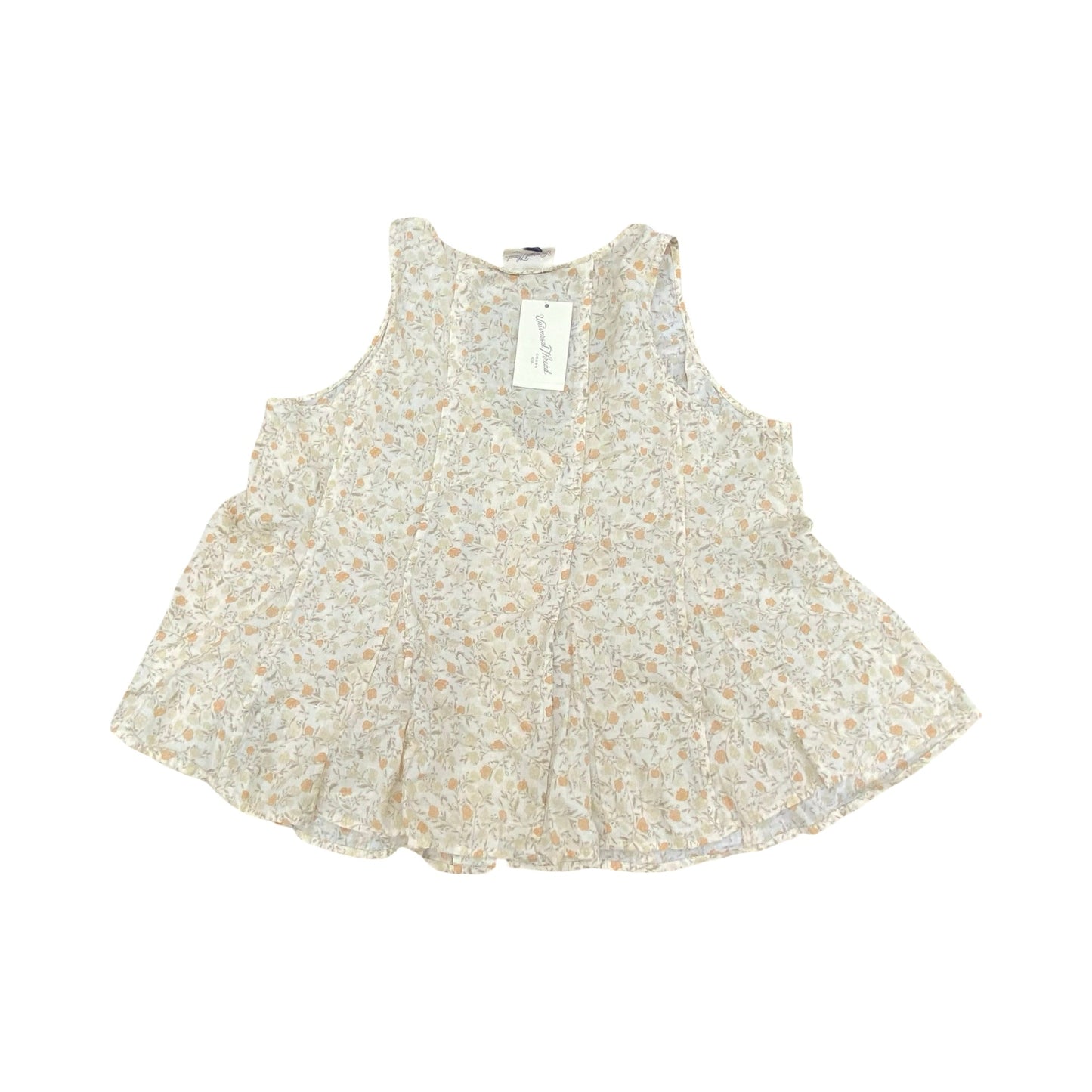 Top Sleeveless By Universal Thread In Floral Print, Size:M