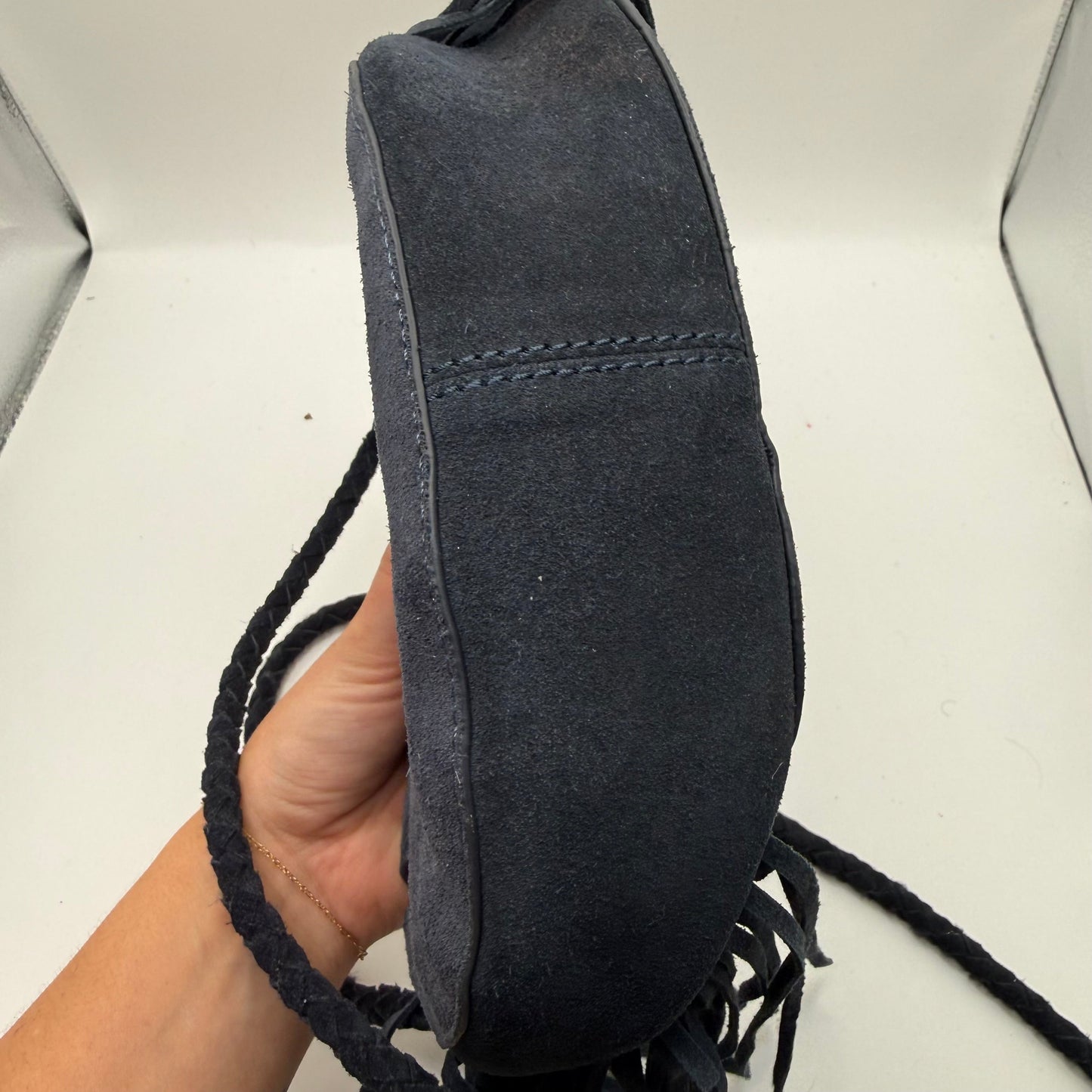 Crossbody Leather By Shyanne, Size: Small