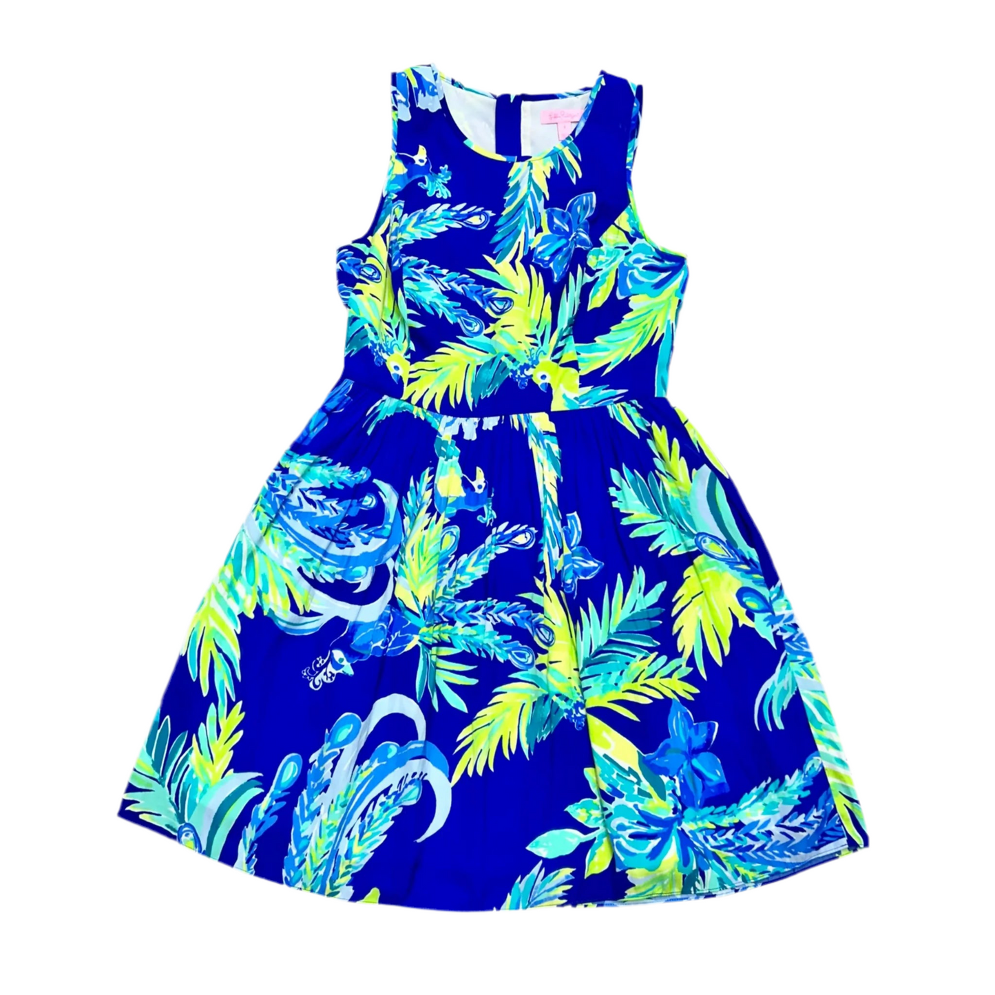 Dress Designer By Lilly Pulitzer In Blue & Green, Size: S