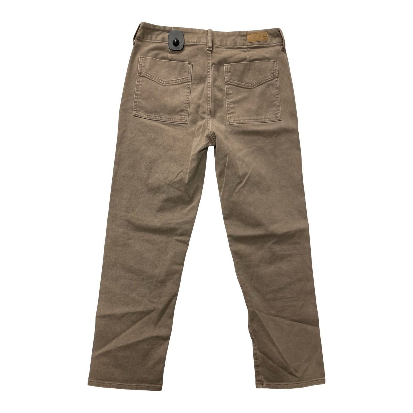 Pants Cropped By Ag Jeans In Brown, Size:2