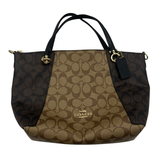 Handbag Designer By Coach In Brown, Size:Medium