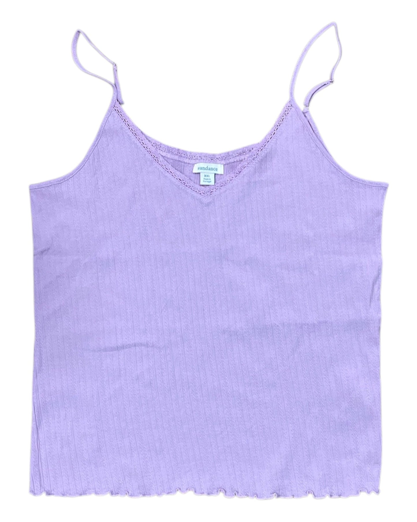 Top Cami By Sundance In Purple, Size:1X