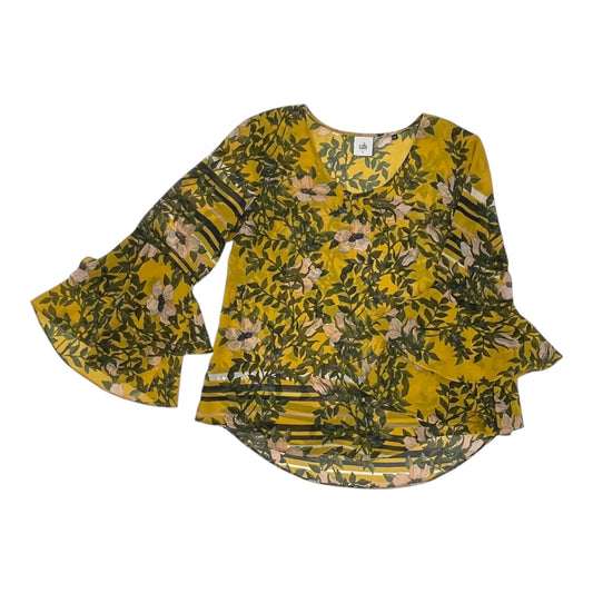 Blouse Ls By Cabi In Yellow, Size:S