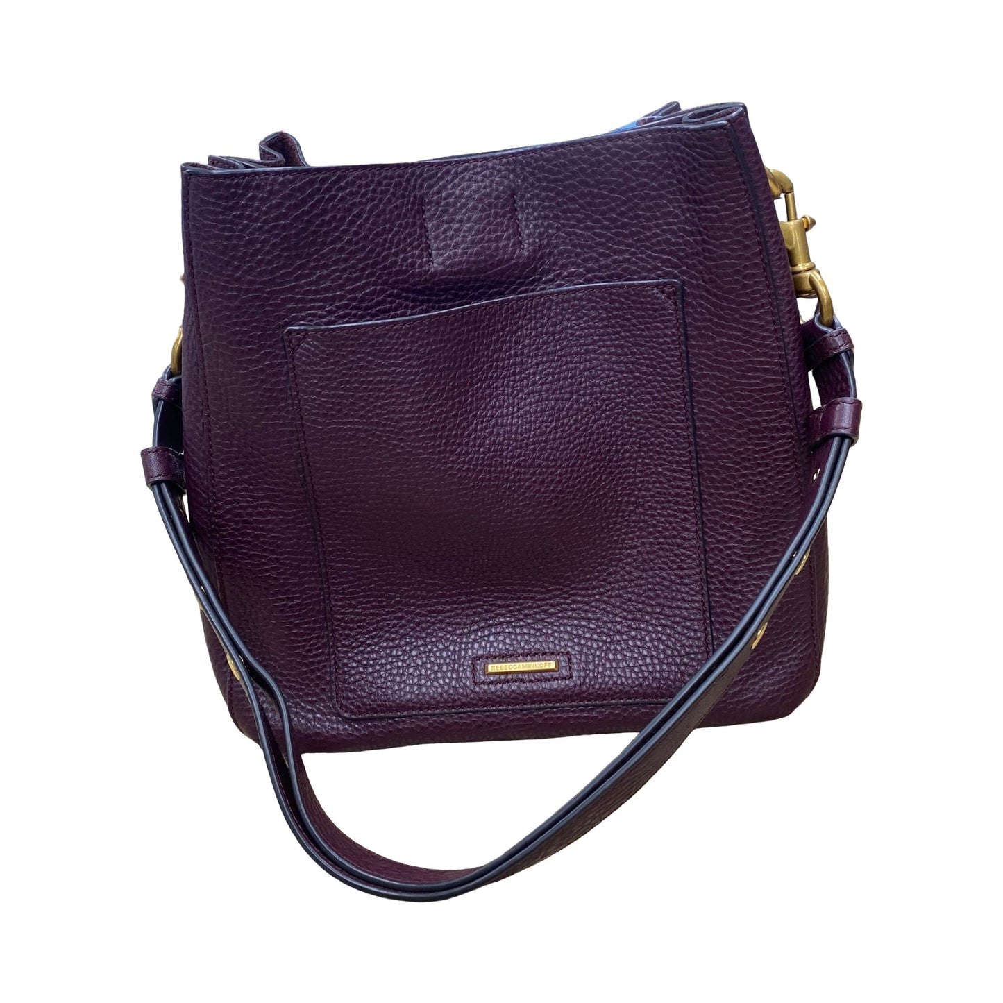 Handbag Designer By Rebecca Minkoff In Purple, Size:Medium