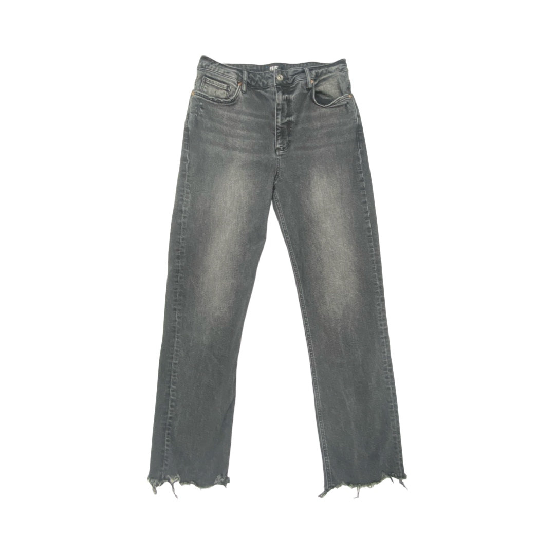 Jeans Straight By Paige In Black, Size:10
