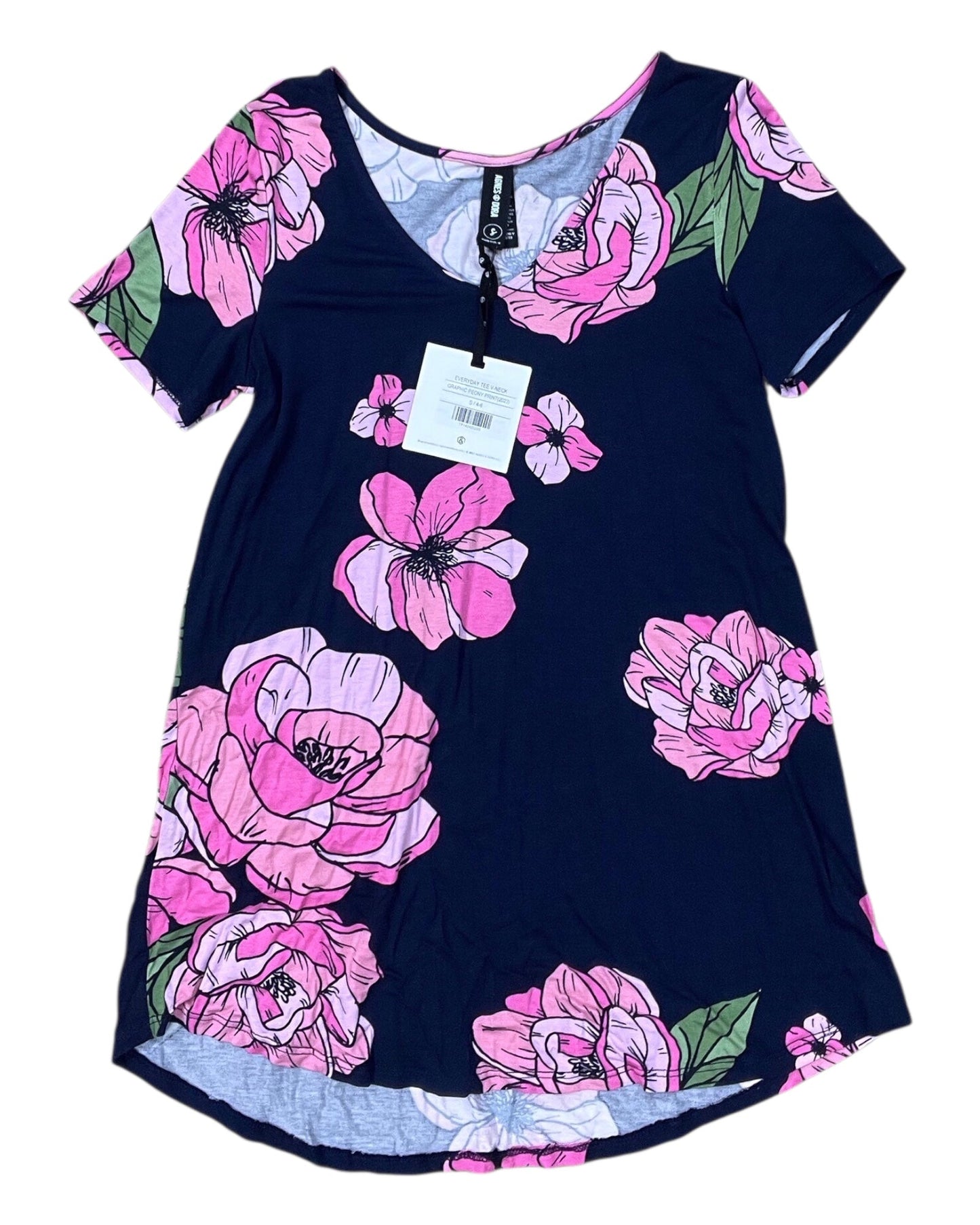 Top Ss By Agnes & Dora In Blue & Pink, Size:S