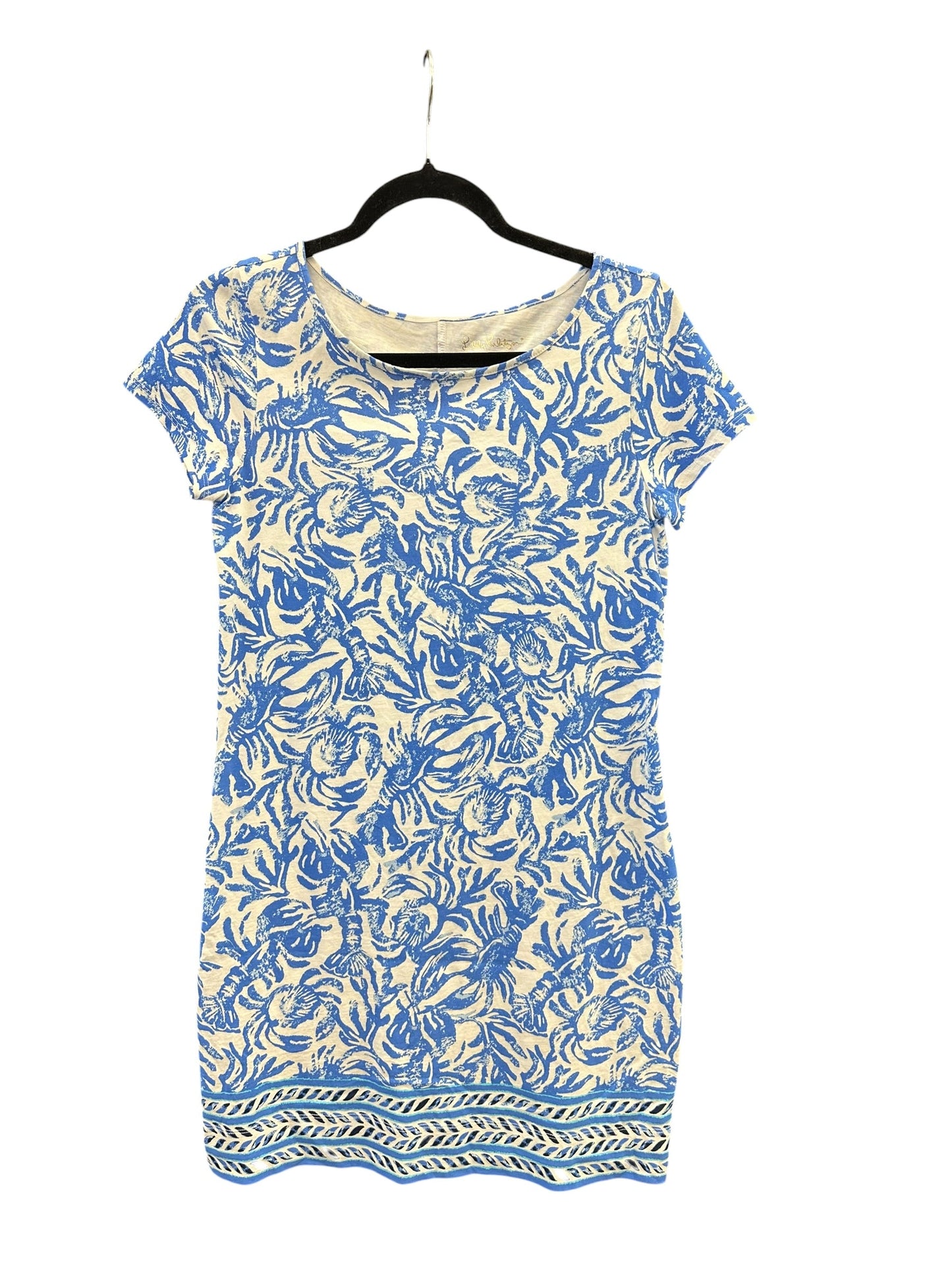 Dress Designer By Lilly Pulitzer In Blue & White, Size:S