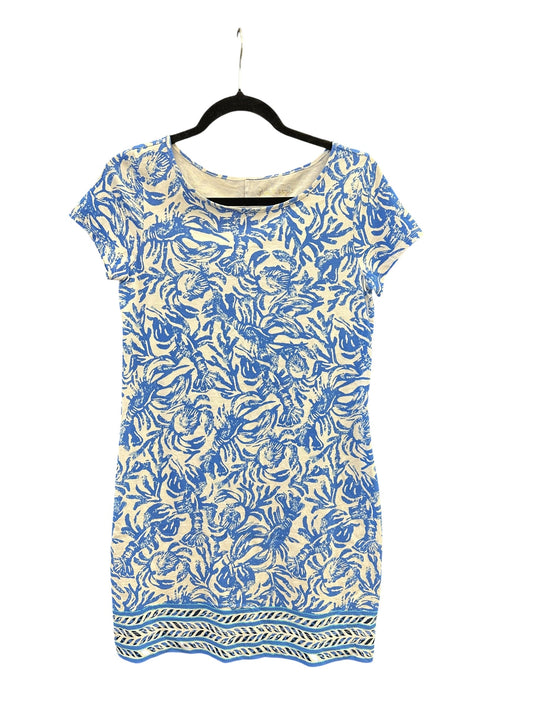 Dress Designer By Lilly Pulitzer In Blue & White, Size:S