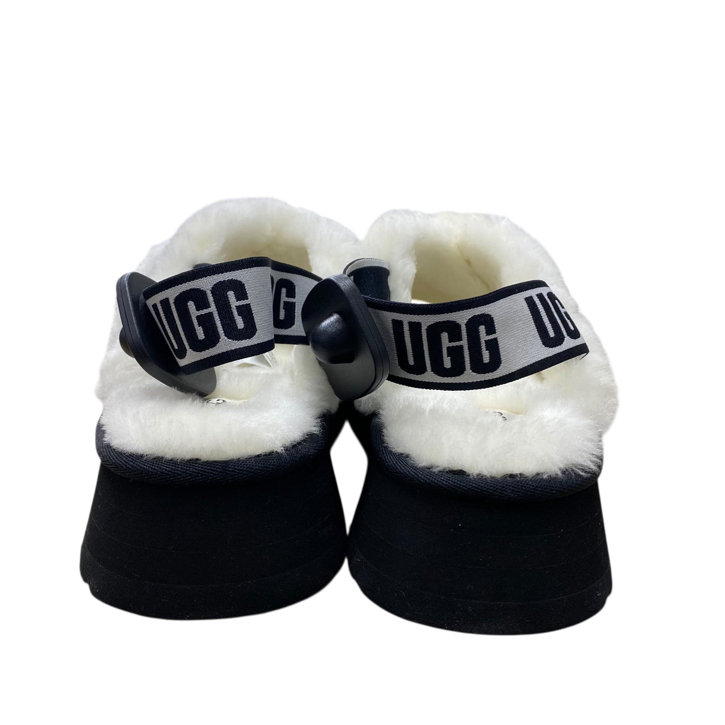 Sandals Designer By Ugg In Black & White, Size:9