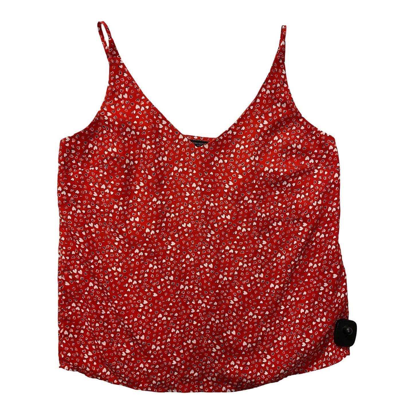 Top Sleeveless By Banana Republic In Red, Size:M