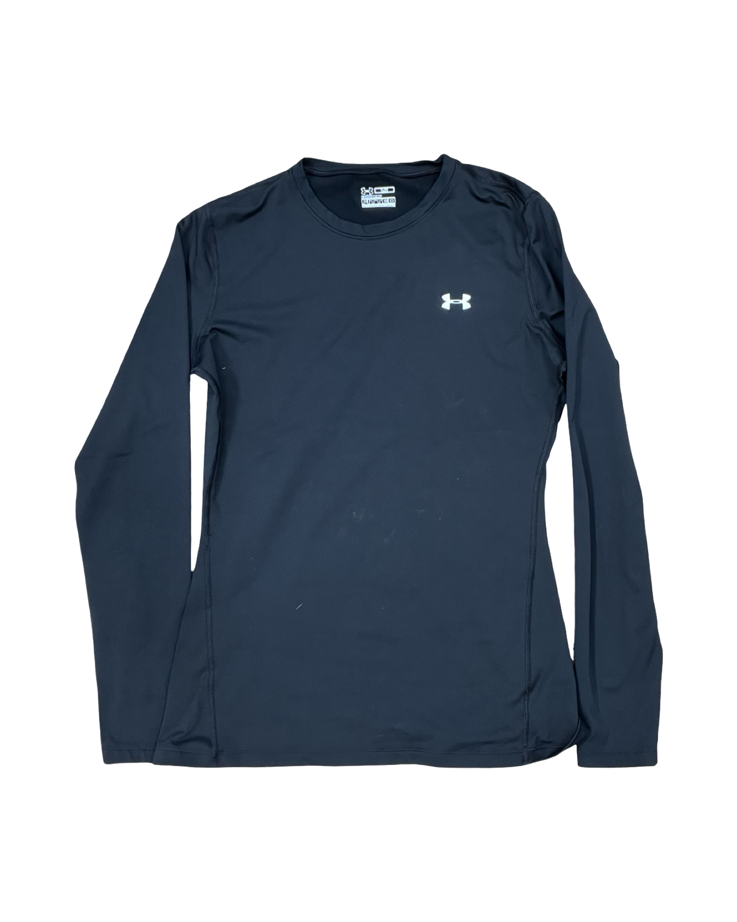 Athletic Top Ls Crewneck By Under Armour In Black, Size:L