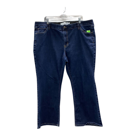 Jeans Cropped By Sonoma In Blue Denim, Size:22