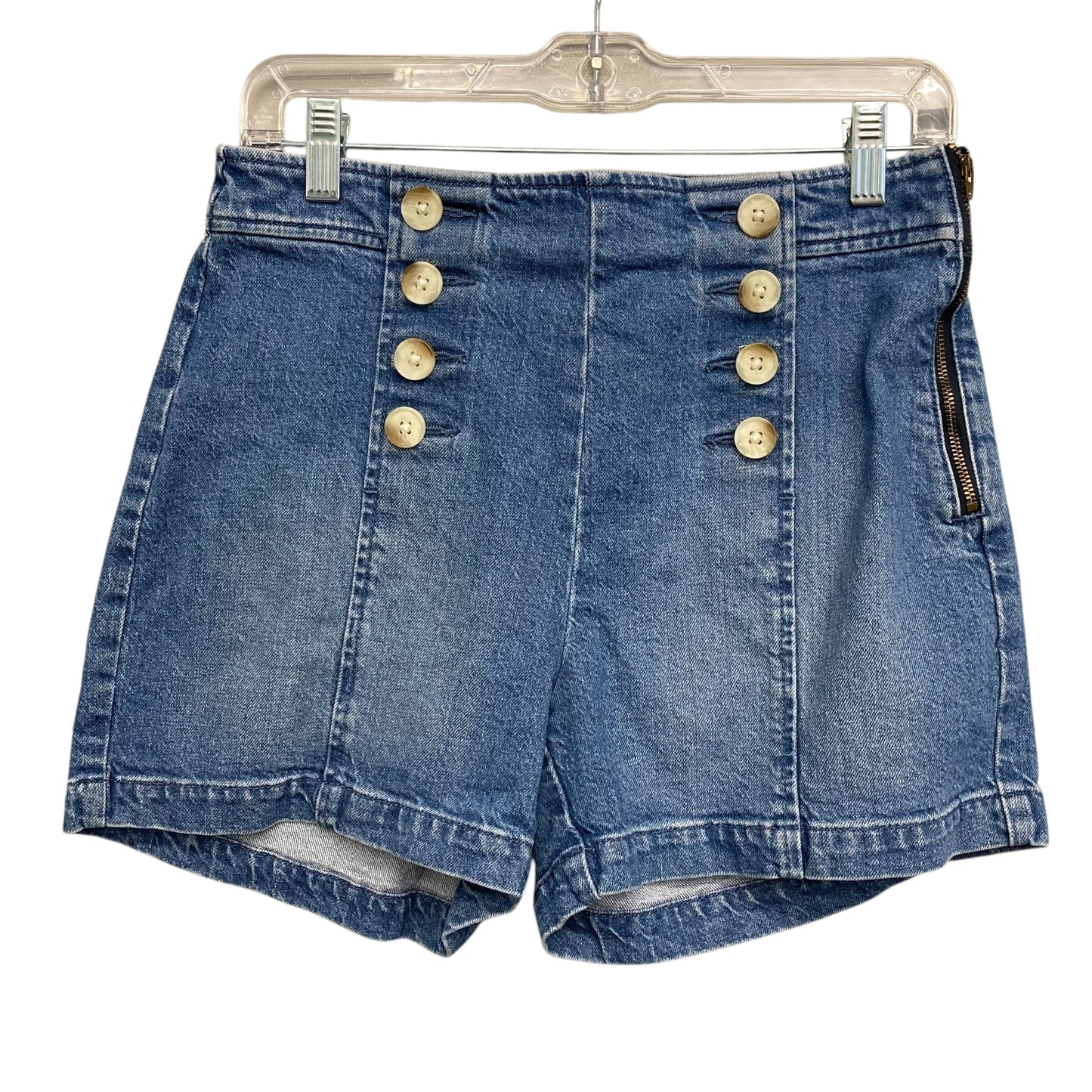 Shorts By Loft In Blue Denim, Size:4