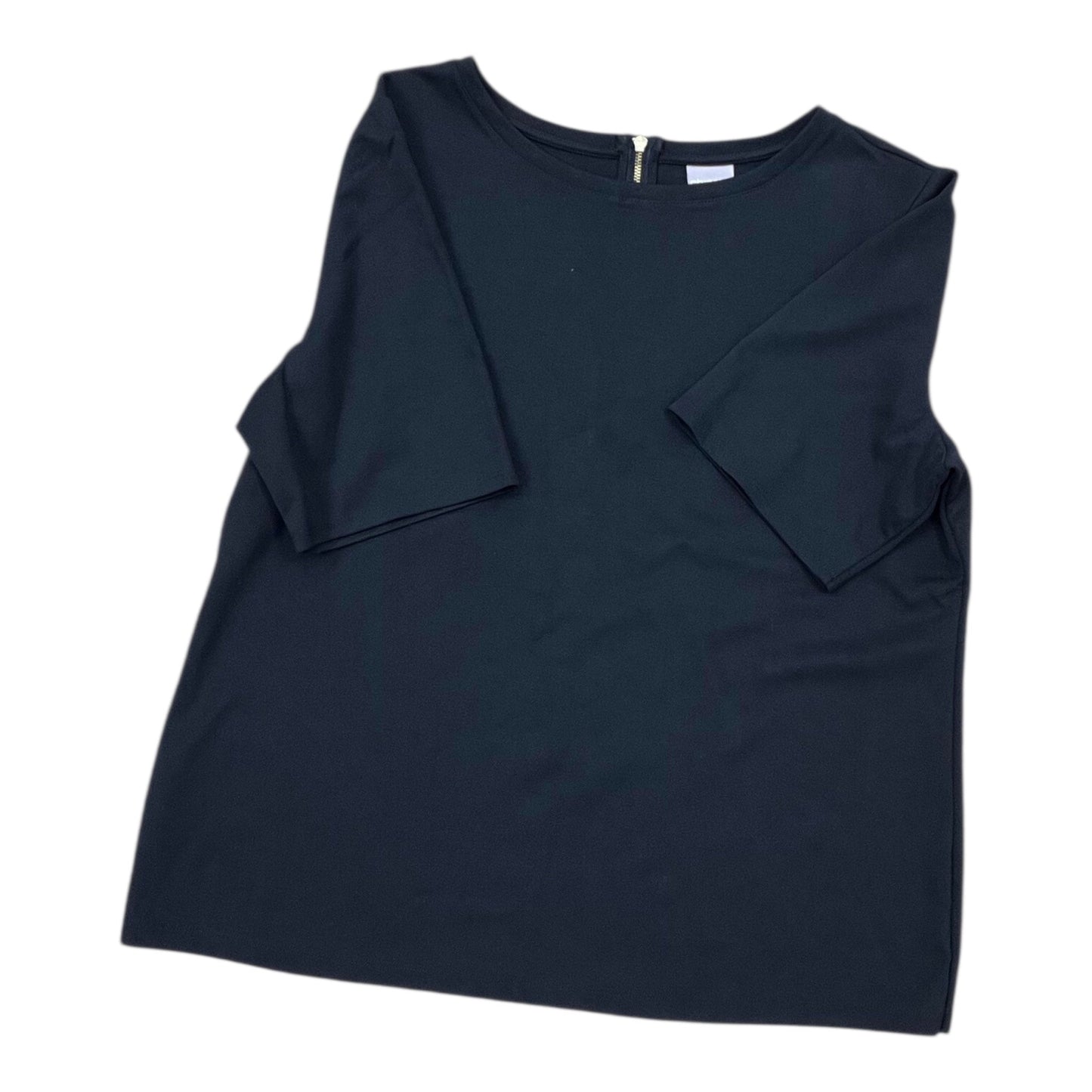 Top Ss By Clothes Mentor In Navy, Size:L