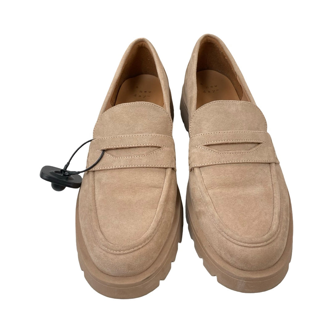 Shoes Heels Block By A New Day In Cream, Size:9.5