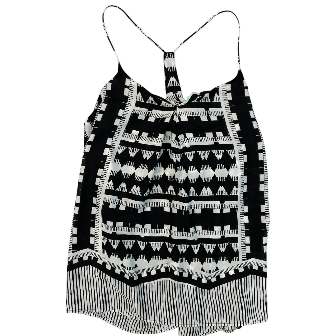 Top Sleeveless By VERSE In Black & White, Size:Xxl