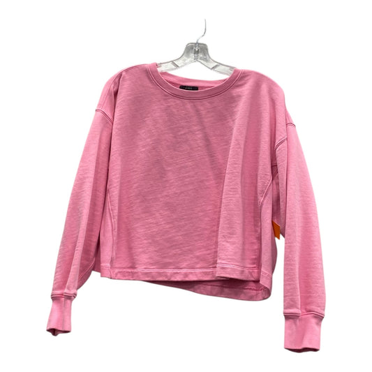 Sweatshirt Crewneck By J. Crew In Pink, Size:M