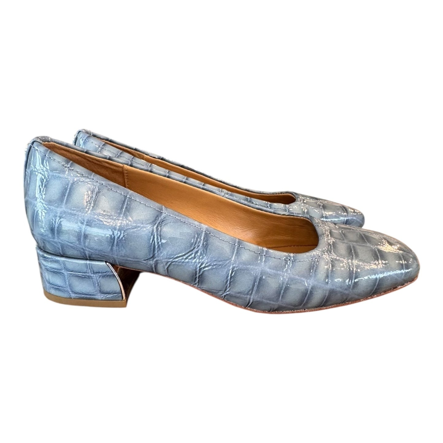 Shoes Heels Block By Donald Pliner In Blue, Size:6