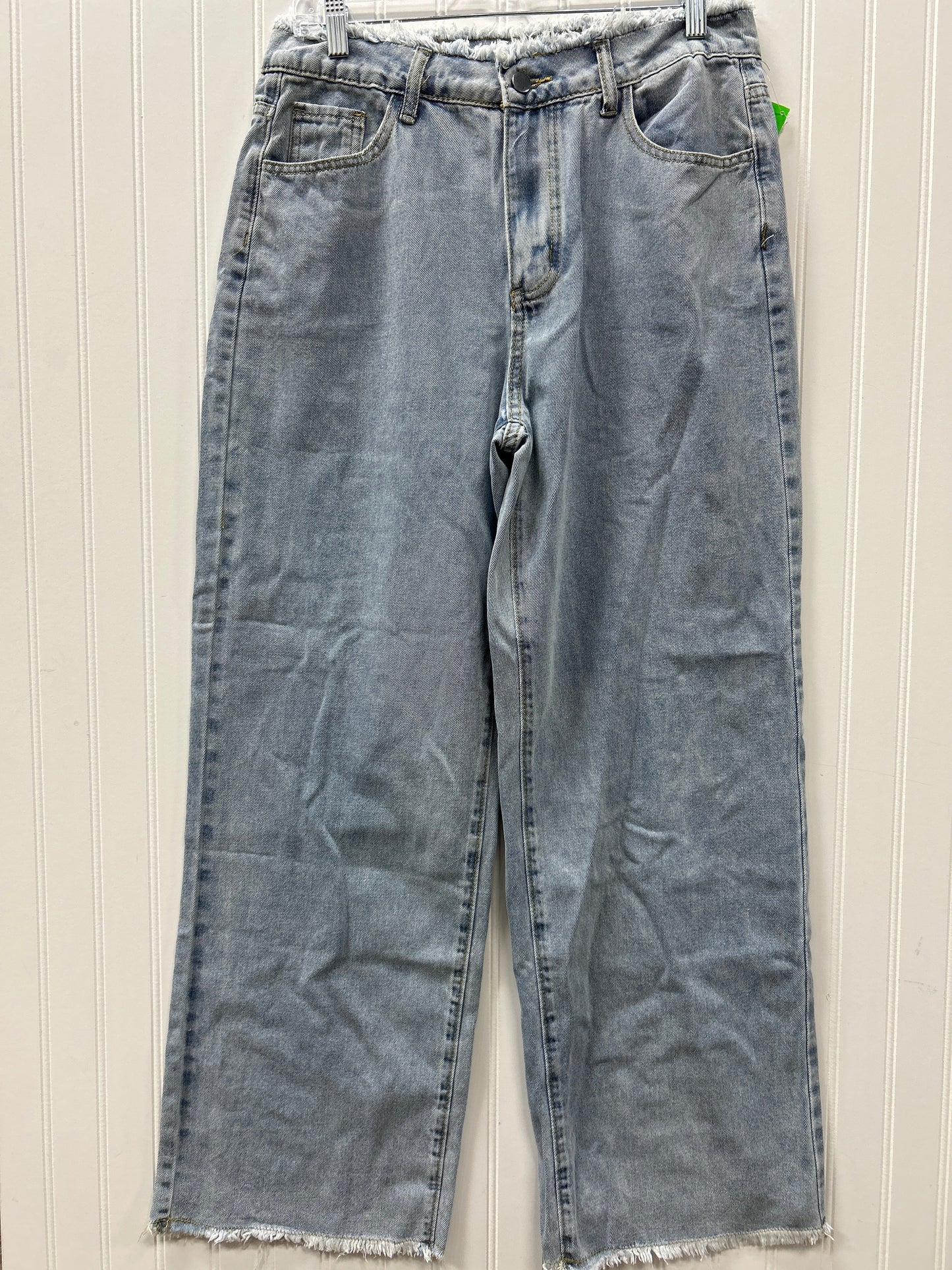 Jeans Wide Leg By Clothes Mentor In Blue Denim, Size:10