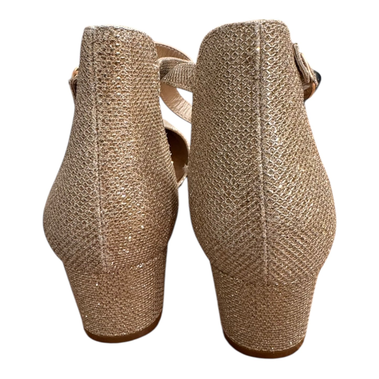Shoes Heels Block By HEHAINOM In Gold, Size:6