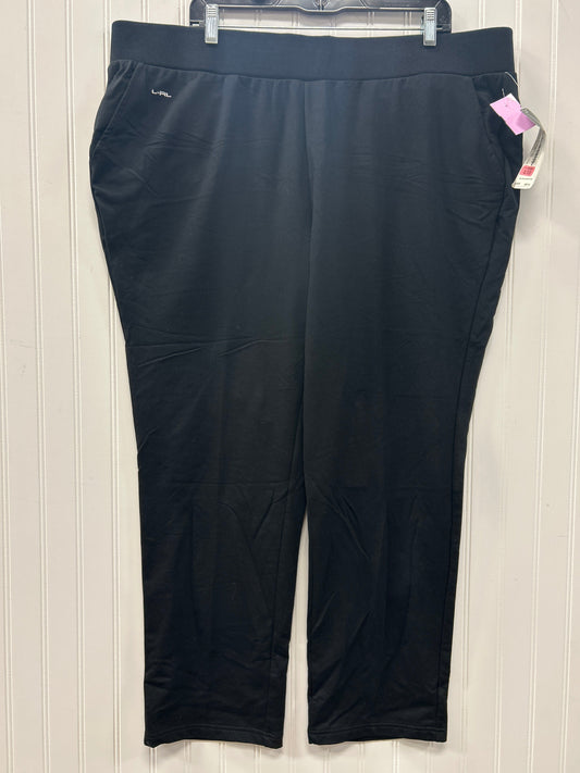 Pants Lounge By Lauren By Ralph Lauren In Black, Size:3X NWT