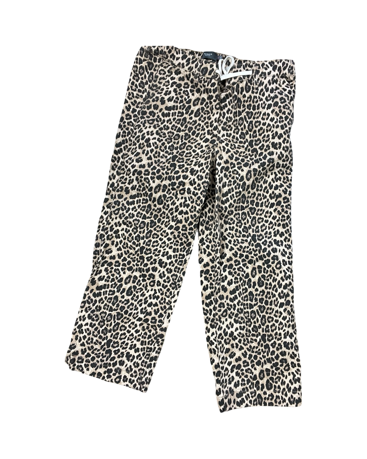 Jeans Wide Leg By Torrid In Animal Print, Size:Xl